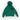 a cozy dark green heavy hoodie with medieval illustration and patch 